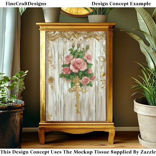 Romantische  Franse Rozen CW4 Decoupage Tissuepapier