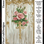 Romantische  Franse Rozen CW4 Decoupage Tissuepapier