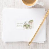 Romantische Franse Tuin Chateau Bruidsfeest Etiket (Insitu)