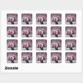 Romantische Fun Owl Stickers (Vel)