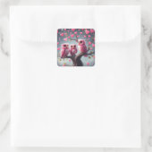 Romantische Fun Owl Stickers (Tas)
