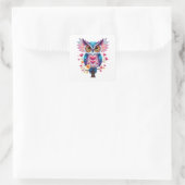 Romantische Fun Owl Stickers (Tas)