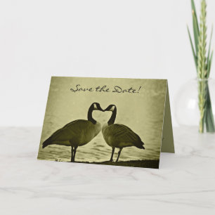 Romantische ganzen Save the Date Kaart