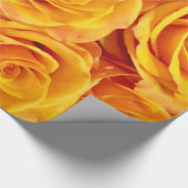 Romantische gele rozen cadeaupapier (Hoek)