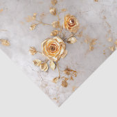 Romantische gele rozen tissuepapier (Detail)