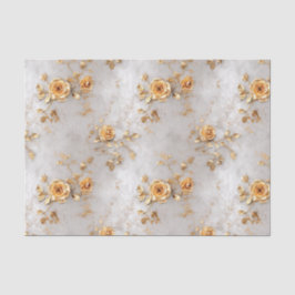 Romantische gele rozen tissuepapier