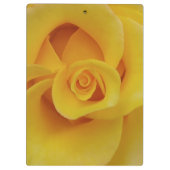 Romantische gele rozenblaadjes klembord (Achterkant)