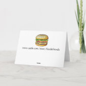 Romantische gelegenheid | Grappig eten Pun Kaart (Achterkant)