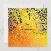 ROMANTISCHE GELIEFDE, ROMANTIEK IN GELE ORANJE SPR KAART (Achterkant)