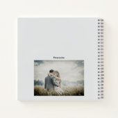 Romantische geliefden Plato citeren persoonlijk fo Notitieboek (Achterkant)