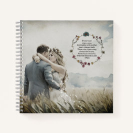 Romantische geliefden Plato citeren persoonlijk fo Notitieboek