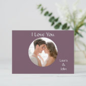 Romantische gepersonaliseerde koppel foto met name (Staand voorkant)