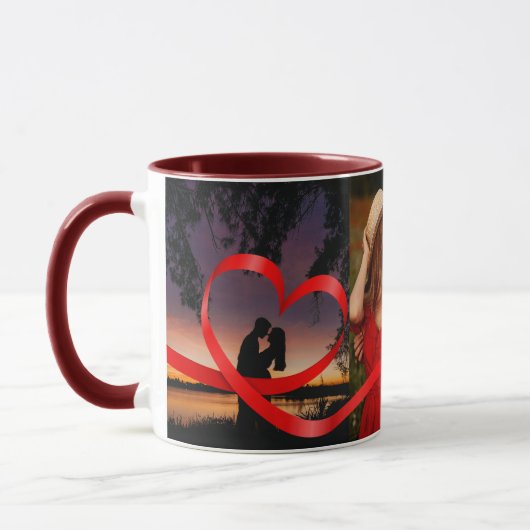 Romantische Geschenkbeker Mok (Links)