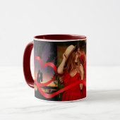 Romantische Geschenkbeker Mok (Voorkant links)