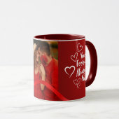 Romantische Geschenkbeker Mok (Voorkant rechts)