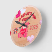Romantische geschenken voor uw geliefden ronde klok (Hoek)