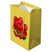 Romantische geschenktas medium cadeauzakje (Achterkant Gekanteld)