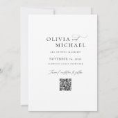 Romantische Geschreven Foto Bewaar de Datum Uitnod Save The Date (Achterkant)
