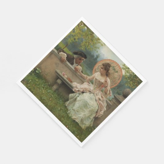 Romantische Gesprek in het Park Servet (Hoek)