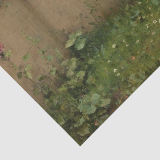 Romantische Gesprek in het Park Tissuepapier (Detail)