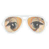 Romantische Giraffe - Funny Aviator Zonnebril (Voorkant)