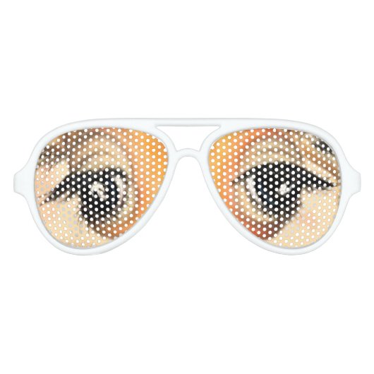 Romantische Giraffe - Funny Aviator Zonnebril (Voorkant)