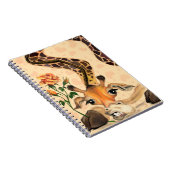 Romantische Giraffe - Gentleman - Funny Notitieboek (Rechterzijde)