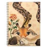Romantische Giraffe - Gentleman - Funny Notitieboek (Voorkant)