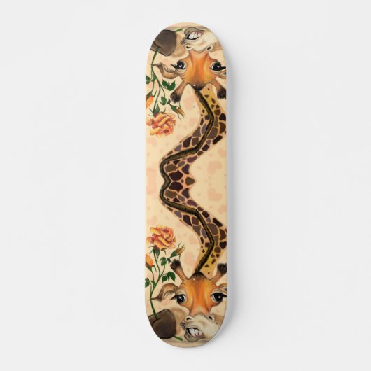 Romantische Giraffe - Gentleman - Funny - Persoonlijk Skateboard (Voorkant)