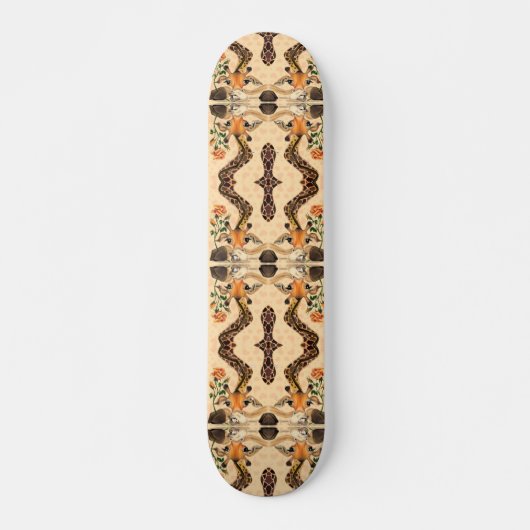 Romantische Giraffe - Gentleman - Funny Persoonlijk Skateboard (Voorkant)