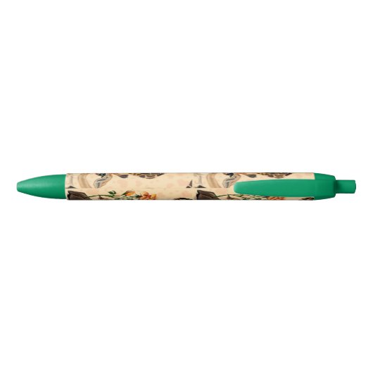 Romantische Giraffe - Gentleman - Funny Zwarte Inkt Pen (Achterkant)