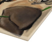 Romantische Giraffe - Gentleman - voeg Jouw tekst Snijplank (Hoek)