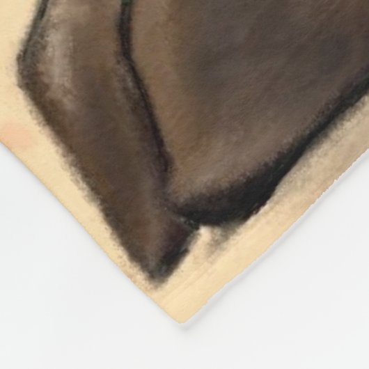 Romantische Giraffe - Grappig - Gentleman Fleece Deken (Hoek)