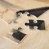 Romantische Giraffe Grappige puzzel aangepaste tek Legpuzzel (Zijkant)