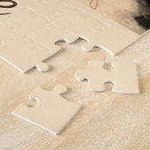 Romantische Giraffe Grappige Puzzel Gift aangepast (Zijkant)