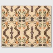 Romantische Giraffe - Heer - Grappig Cadeaupapier (Vlak)