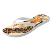 Romantische Giraffe - Heer - Grappig - Teenslippers (Schuin)