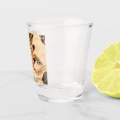 Romantische Giraffe met Rozen glazen herenman (Rechts)