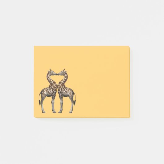 Romantische Giraffes Post-it® Notes (Voorkant)