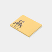 Romantische Giraffes Post-it® Notes (Schuin)
