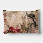 Romantische Girly Bloemen Abstracte Collage Etui (Achterkant)