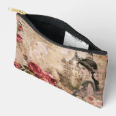 Romantische Girly Bloemen Abstracte Collage Etui (Open)