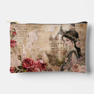 Romantische Girly  Bloemen Abstracte Collage Etui