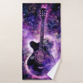 Romantische gitaar badhanddoek (Badhanddoek)