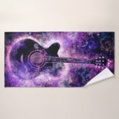Romantische gitaar badhanddoek (Badhanddoek)