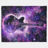 Romantische gitaar fleece deken (Voorkant (Horizontaal))