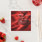 Romantische Glitter Hartjes Valentijnsdag Servetten (Insitu)