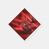 Romantische Glitter Hartjes Valentijnsdag Servetten (Hoek)