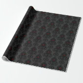 Romantische goth Valentijn Cadeaupapier (Uitgerold)