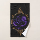 Romantische, Gothic Paarse Rozen Bad Handdoek (Handdoek)